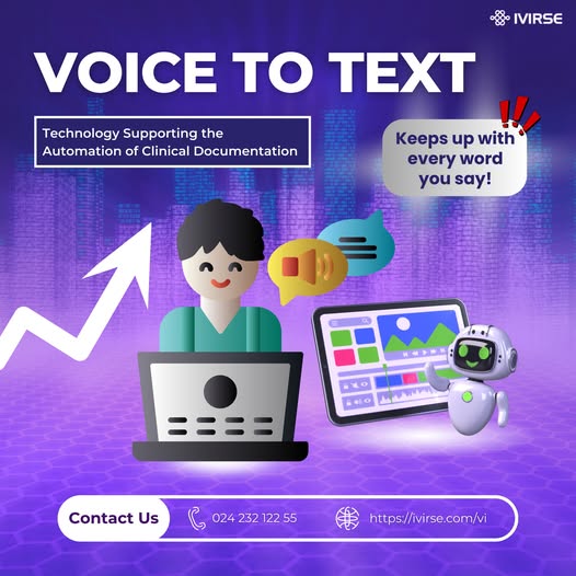 Voice to text - Technology supporting the automation of clinical documentation
